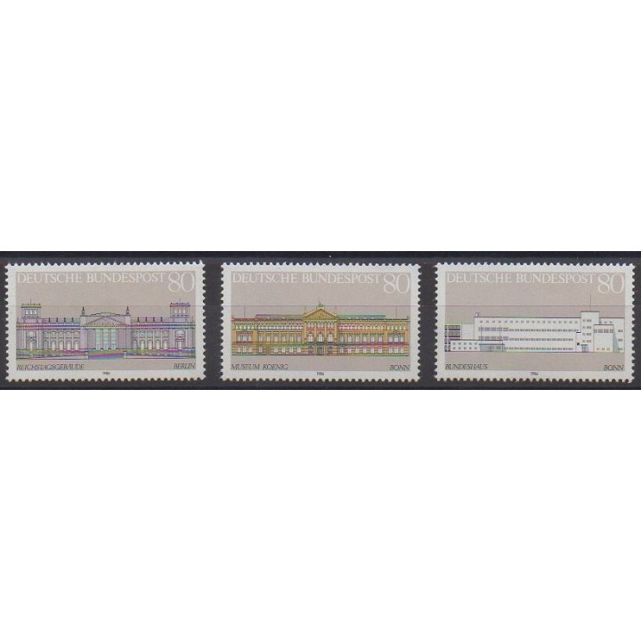 Buy this set of stamps of West Germany (FRG) of the year 1986 (Nb 1119/1121).