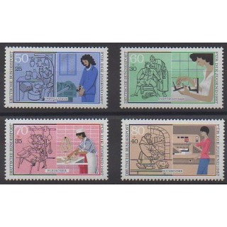 Acheter cette série de timbres de l'Allemagne occidentale (RFA) de l'année 1987 (No 1147/1150).