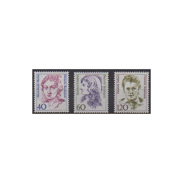 Buy this set of stamps of West Germany (FRG) of the year 1987 (Nb 1163/1165).