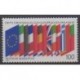 West Germany (FRG) - 1989 - Nb 1248 - Flags - Europe