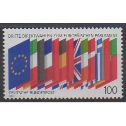 Allemagne occidentale (RFA) - 1989 - No 1248 - Drapeaux - Europe