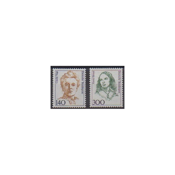 Acheter cette série de timbres de l'Allemagne occidentale (RFA) de l'année 1989 (No 1264/1265).