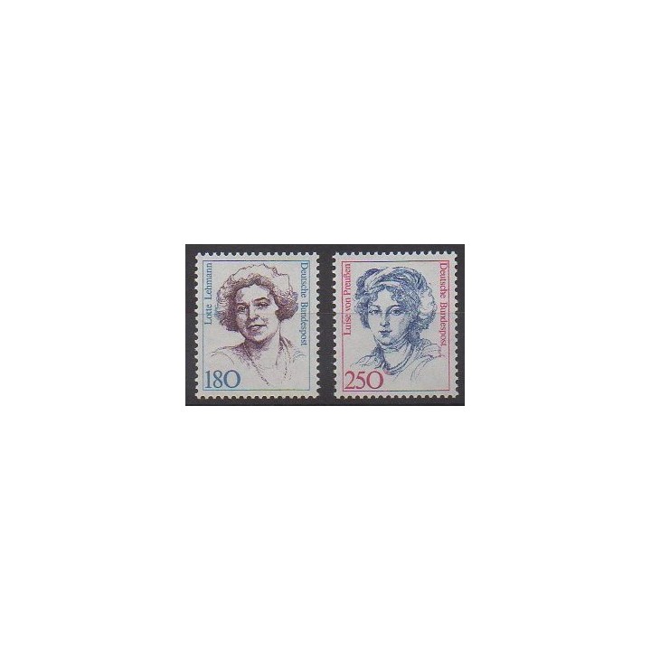 Buy this set of stamps of West Germany (FRG) of the year 1989 (Nb 1259/1260).