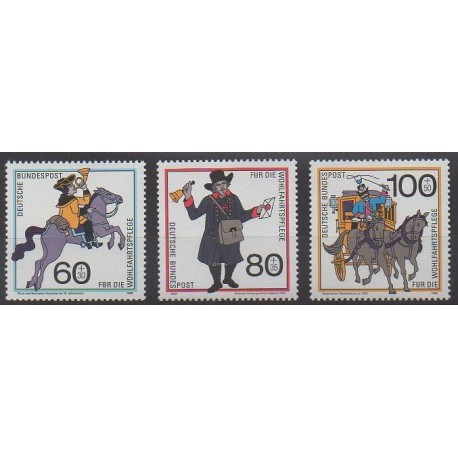 Allemagne occidentale (RFA) - 1989 - No 1269/1271 - Service postal