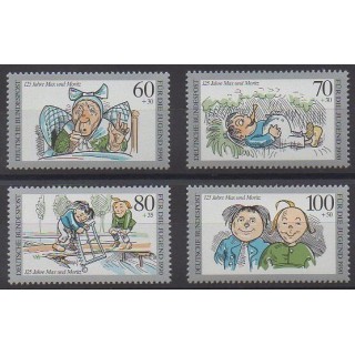 Buy this set of stamps of West Germany (FRG) of the year 1990 (Nb 1287/1290).
