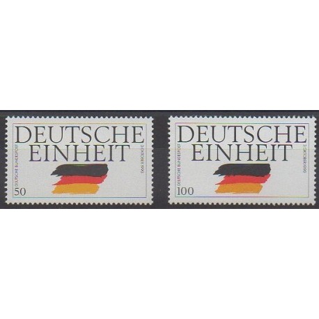 West Germany (FRG) - 1990 - Nb 1309/1310 - Various Historics Themes