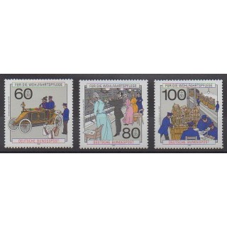 Acheter cette série de timbres de l'Allemagne occidentale (RFA) de l'année 1990 (No 1306/1308).