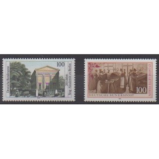 Acheter cette série de timbres d'Allemagne réunifiée de l'année 1991 (No 1352/1353).