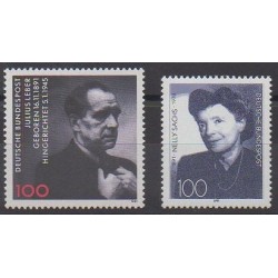Allemagne - 1991 - No 1406/1407 - Célébrités