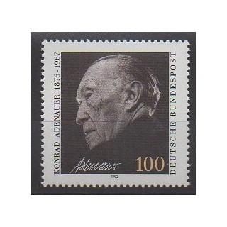 Buy this stamp of Reunited Germany of the year 1992 (Nb 1428).