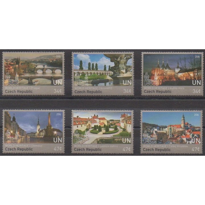 Acheter cette série de timbres des Nations Unies (bureau de New-York) de l'année 2016 (No 1502/1507).