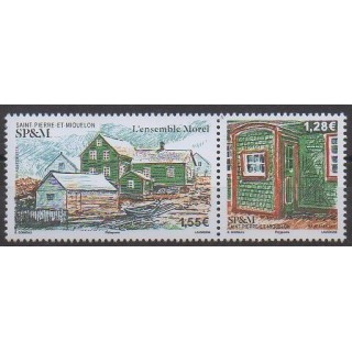 Acheter ce timbre de Saint-Pierre et Miquelon de l'année 2021 (L'ensemble Morel).
