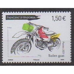 French Andorra - 2021 - Nb 858 - Motorcycles