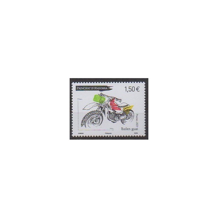 Buy this stamp of French Andorra of the year 2021 (Bailen guai).