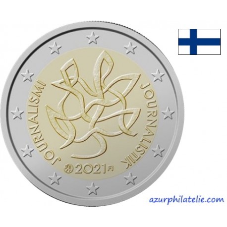 2 euro commémorative - Finland - 2021 - Journalism - Freedom of the Press - UNC