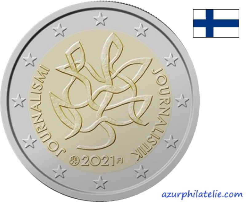 2 Euro Finlande 2021 - Journalisme