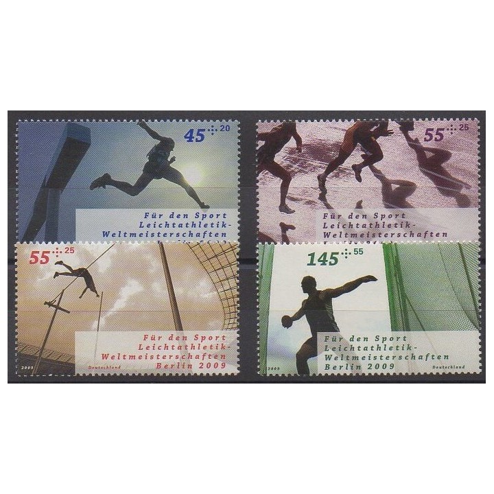 Acheter cette série de timbres d'Allemagne de l'année 2009 (No 2552/2555).