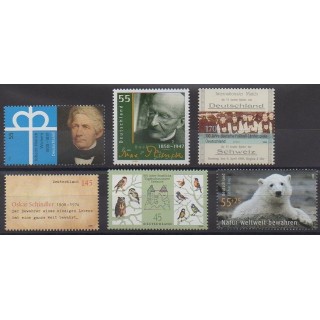 Buy this set of stamps of Reunited Germany of the year 2008 (Nb 2481/2486).