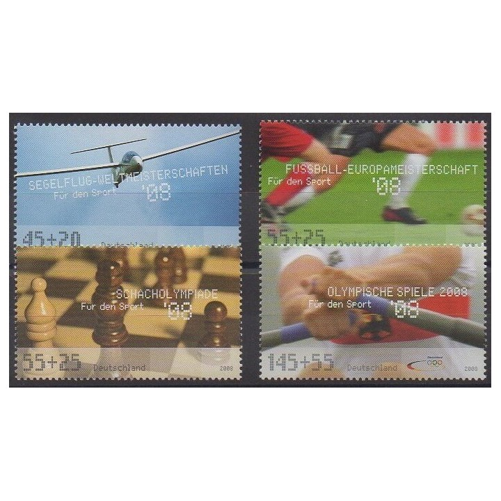 Buy this set of stamps of Reunited Germany of the year 2008 (Nb 2474/2477).