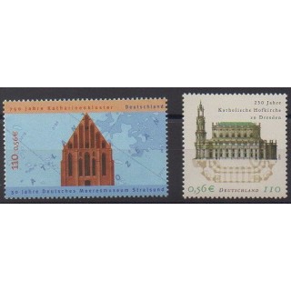 Buy this set of stamps of Reunited Germany of the year 2001 (Nb 2022/2023).