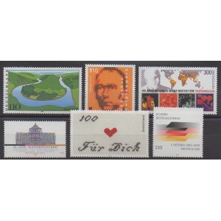 Buy this set of stamps of Reunited Germany of the year 2000 (Nb 1966/1971).
