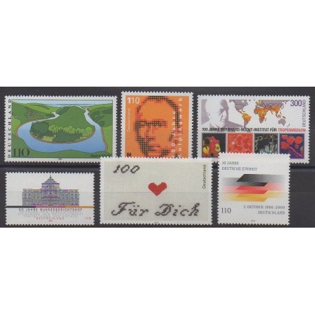 Germany - 2000 - Nb 1966/1971