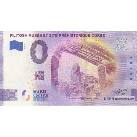 Euro banknote memory - 2A - Filitosa - Musée et site préhistorique corse - 2021-2 - Anniversary