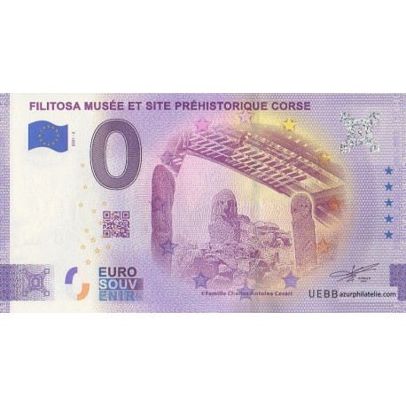 Euro banknote memory - 2A - Filitosa - Musée et site préhistorique corse - 2021-2
