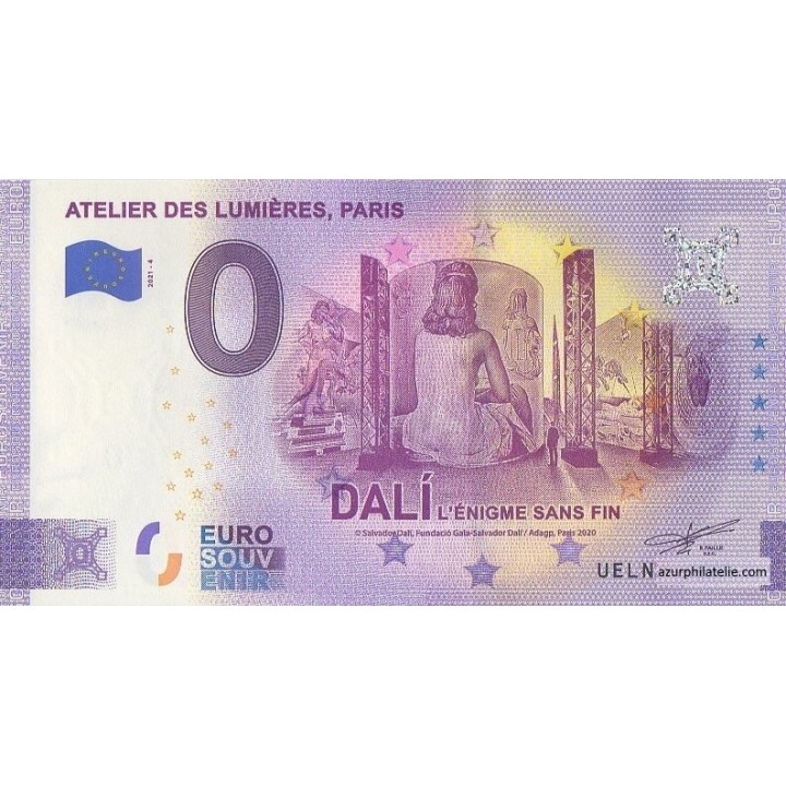 Euro banknote memory - 2021 - Atelier des Lumières, Paris - (Paris)