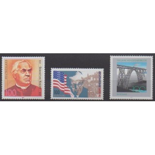 Acheter cette série de timbres d'Allemagne de l'année 1997 (No 1757/1759).
