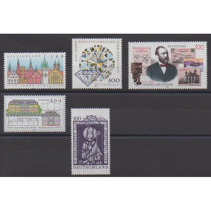 Buy this set of stamps of Germany of the year 1997 (Nb 1742/1746).