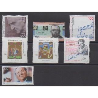 Buy this set of stamps of Germany of the year 1996 (Nb 1720/1726).