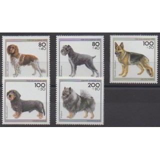 Buy this set of stamps of Germany of the year 1995 (Nb 1629/1633).