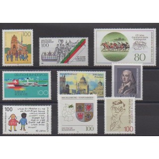Buy this set of stamps of Germany of the year 1993 (Nb 1506/1514).
