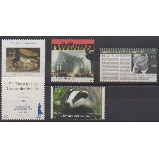 Acheter cette série de timbres d'Allemagne de l'année 2009 (No 2586/2590).