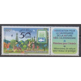 Acheter ce timbre de Nouvelle-Calédonie de l'année 2021 (Sauvegarde de la nature).