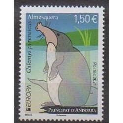 French Andorra - 2021 - Nb 859 - Endangered species - WWF - Europa