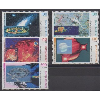 Acheter cette série de timbres d'Allemagne de l'année 1999 (No 1909/1913).