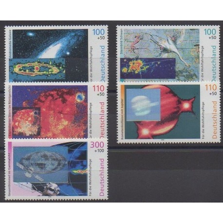 Allemagne - 1999 - No 1909/1913 - Astronomie
