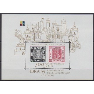 Buy this souvenir sheet  of Germany of the year 1999 (Nb BF45).
