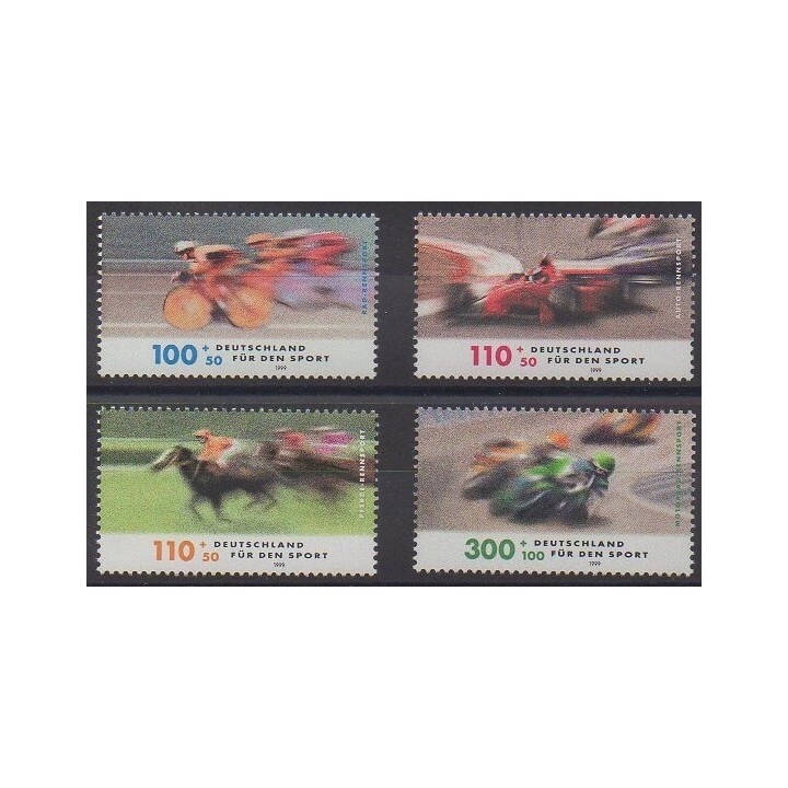 Acheter cette série de timbres d'Allemagne de l'année 1999 (No 1863/1866).