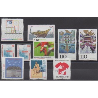 Buy this set of stamps of Germany of the year 1998 (Nb 1837/1845 - 1841a).