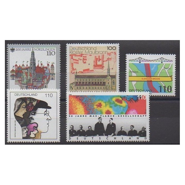 Acheter cette série de timbres d'Allemagne de l'année 1998 (No 1797/1799 - 1804/1805).