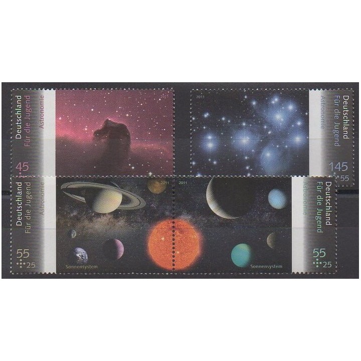 Acheter cette série de timbres d'Allemagne de l'année 2011 (No 2708/2711).