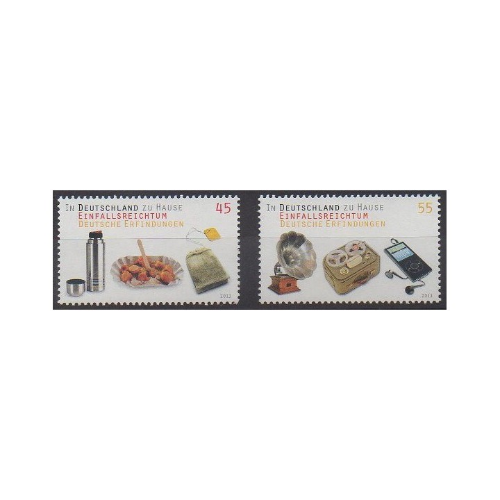 Buy this set of stamps of Germany of the year 2011 (Nb 2717/2718).