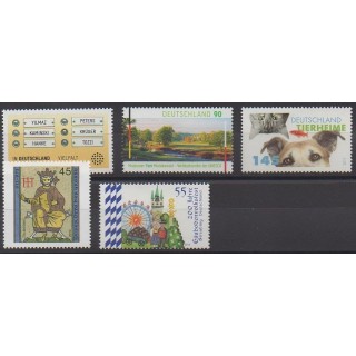 Acheter cette série de timbres d'Allemagne de l'année 2012 (No 2768/2772).