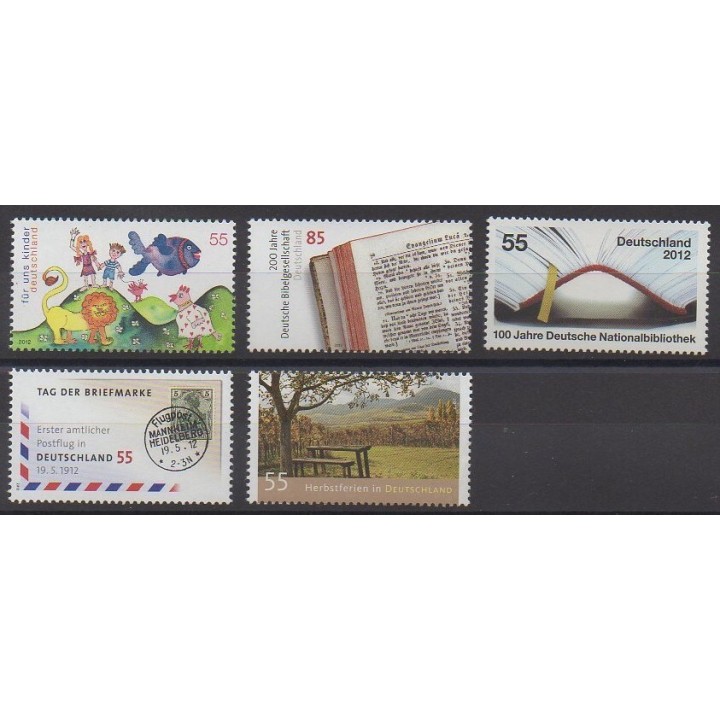 Buy this set of stamps of Germany of the year 2012 (Nb 2777/2781).