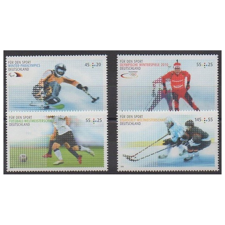 Acheter cette série de timbres d'Allemagne de l'année 2010 (No 2606/2607 - 2613/2614).