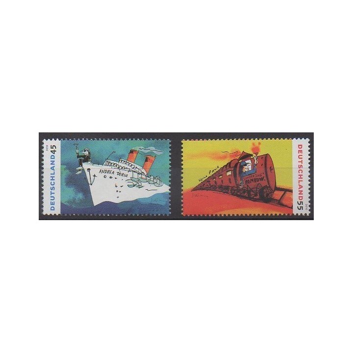 Acheter cette série de timbres d'Allemagne de l'année 2010 (No 2630/2631).