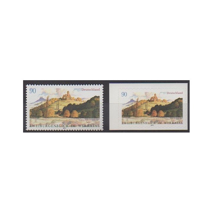 Acheter cette série de timbres d'Allemagne de l'année 2011 (No 2675/2676).